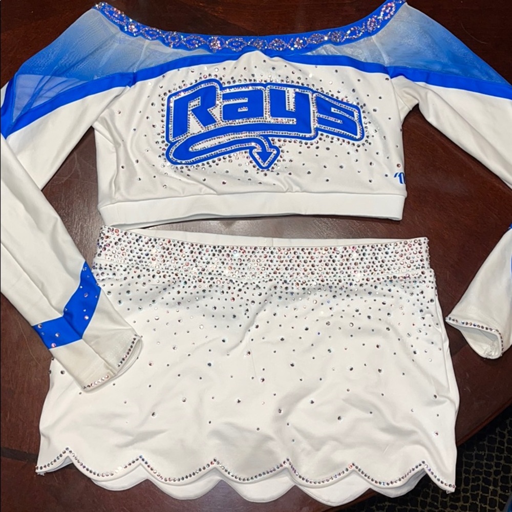 Stingray Allstars Peach Full Cheer Uniform AL